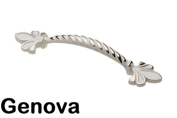 Möbelgriff ROYAL Weiss und Gold